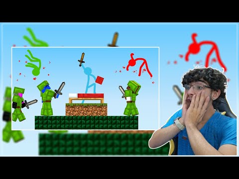 Reagindo a "Bedwars - Animation vs. Minecraft Shorts Ep 36" Alan Becker - Cafeteria Lolzinho