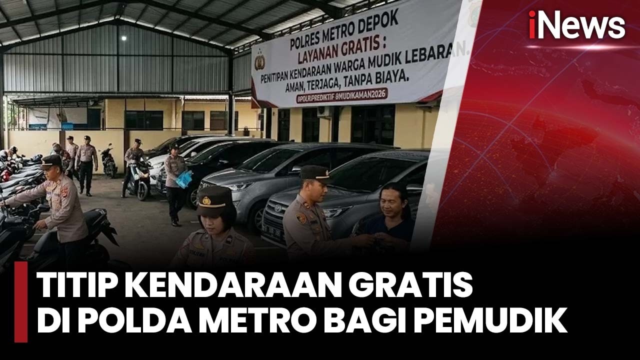 Kelaikan Angkutan Terus Dicek, Polisi Buka Penitipan Kendaraan Gratis Bagi Pemudik | iNews Siang10/3