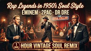 Rap Legends in 1950’s Soul Style – 1 Hour Vintage Soul Remix (Eminem, 2Pac, Dr Dre)