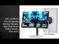 KTC H27P6 27 Inch 4K Gaming Monitor Review: Real Dual Mode 320Hz Results That Work
