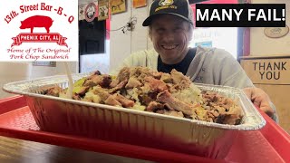 ONLY THREE PEOPLE HAVE FINISHED THE HAWG DAWG BBQ CHALLENGE