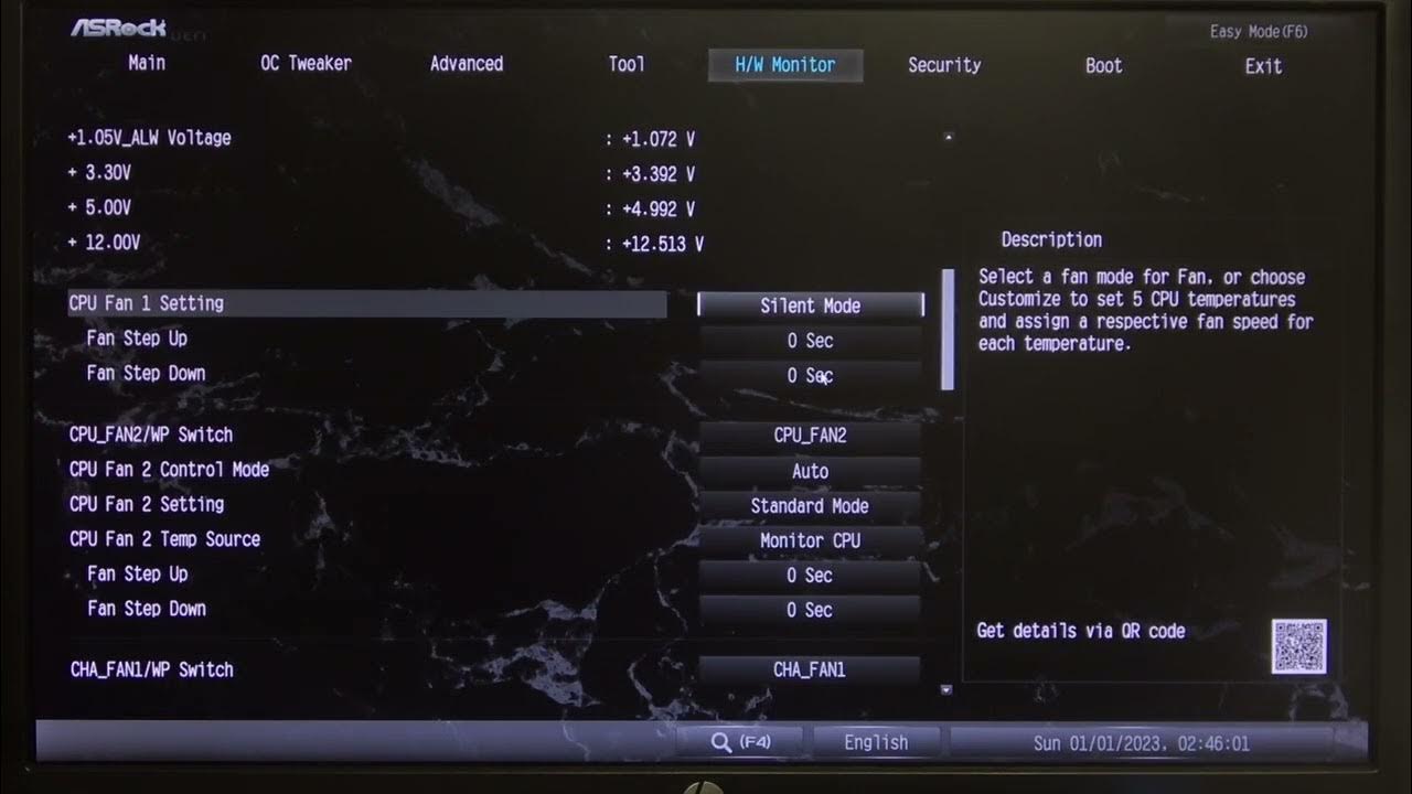 how-to-change-fan-speed-on-asrock-x670e-taichi-carrara-youtube
