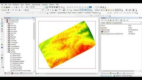 ArcGIS -  Tạo DEM và DSM từ dữ liệu point cloud Lidar