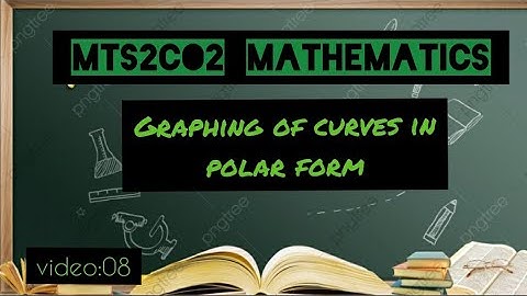 1.8 2nd sem BSc complementary  Maths#graphing of  curves in polar coordinates#calicut university
