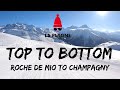 La Plagne Top to Bottom: Roche de Mio to Champagny via Levasset & Les Bois 4K