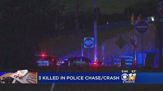 3 Killed After Haltom City Police Chase Ends In Crash