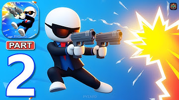 Johnny Trigger - Gameplay Walkthrough Part 2 - Stickman Bullet Rush Adventure (Android, iOS)