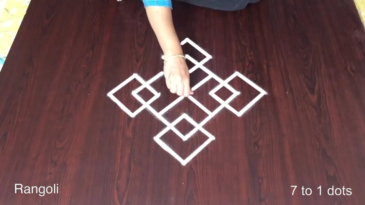Easy Rangoli Designs Dots