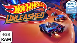 Hot Wheels Unleashed Rodando em um NOTEBOOK FRACO Intel Celeron 4GB de ram