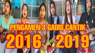 Tiga Gadis Cantik Pengamen Bus Bandung DULU dan SEKARANG 2016 - 2019 (Cover Rela Inka Christie)