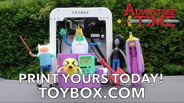 Toybox 3D Printer - Adventure Time - Printable 3D Action Figures promo (:30 sec) - Cartoon Network