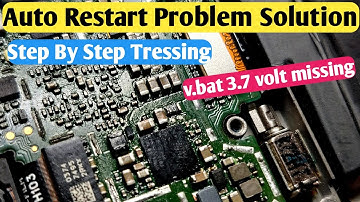 ✅ Redmi 4X Auto Restart Problem Solution |✅ Redmi 4X3.7Volt Missing Tressing ||