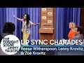 Lip Sync Charades with Reese Witherspoon, Lenny Kravitz and Zoë Kravitz