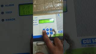 CGI 14N relay me over current ki setting kaise krte h aj shikhenge . video ko like , subscribe kre🙏