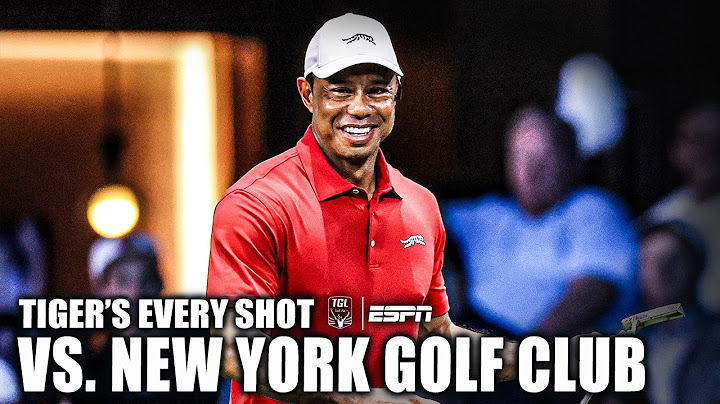EVERY SHOT from Tiger Woods vs. New York Golf Club | TGL on ESPN