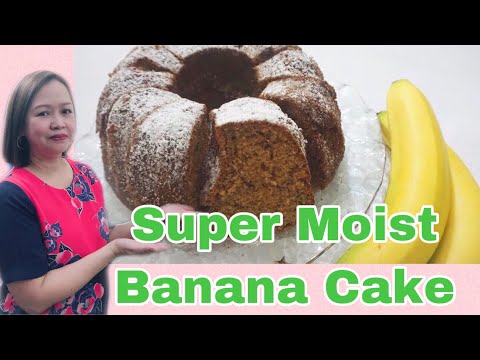 Super Moist Banana Cake