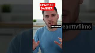 Electric Shock Nearly Took Him Out! #reacttvfilms #viral #shorts #learn #reaction #safety #trending