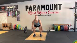 Floating Clean Deadlift