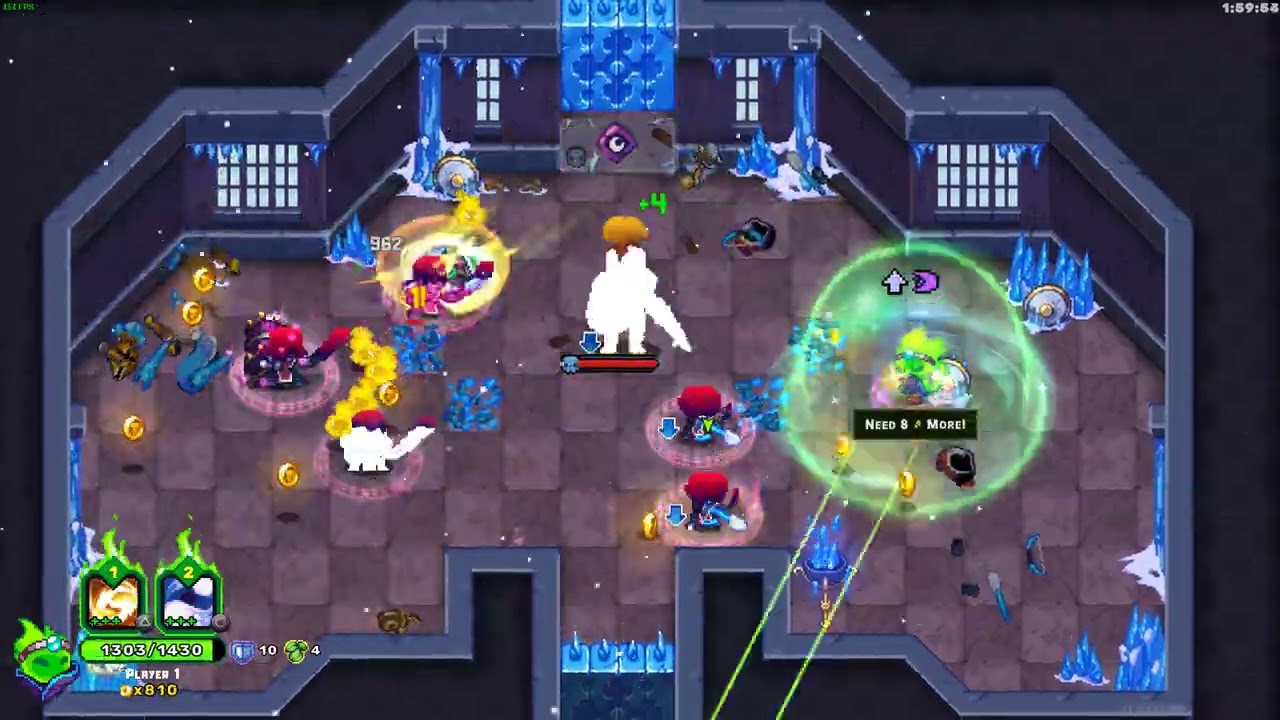 2 hrs into endless mode. Nexal Staff Gamer [Ember Knights]