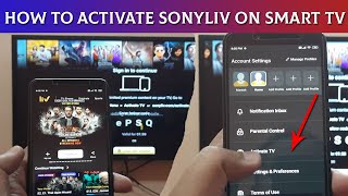 How to Activate SONYLIV on Smart TV 2022 | Connect Sonyliv App to TV |  How to Login Sonyliv on Tv screenshot 5