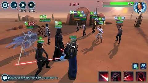 Vader vs Rey - SWGOH