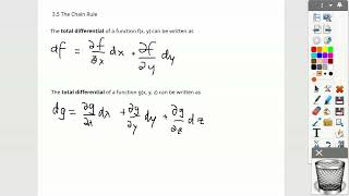 Multivariable Calculus | 3.5 The Chain Rule