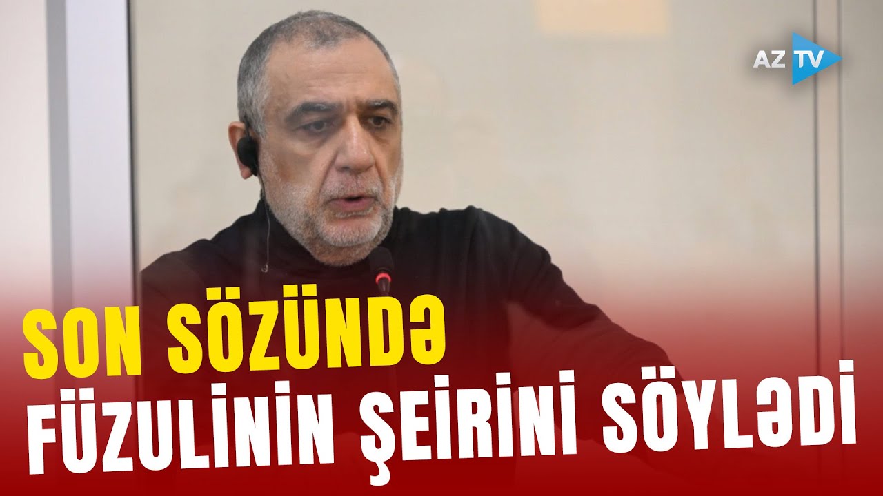 Vardanyana SON SÖZ verildi: Ruben çıxışında Hüseyn Cavidin poeması və Füzulinin şeirini söylədi