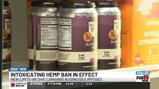 Intoxicating hemp ban in Ohio takes effect