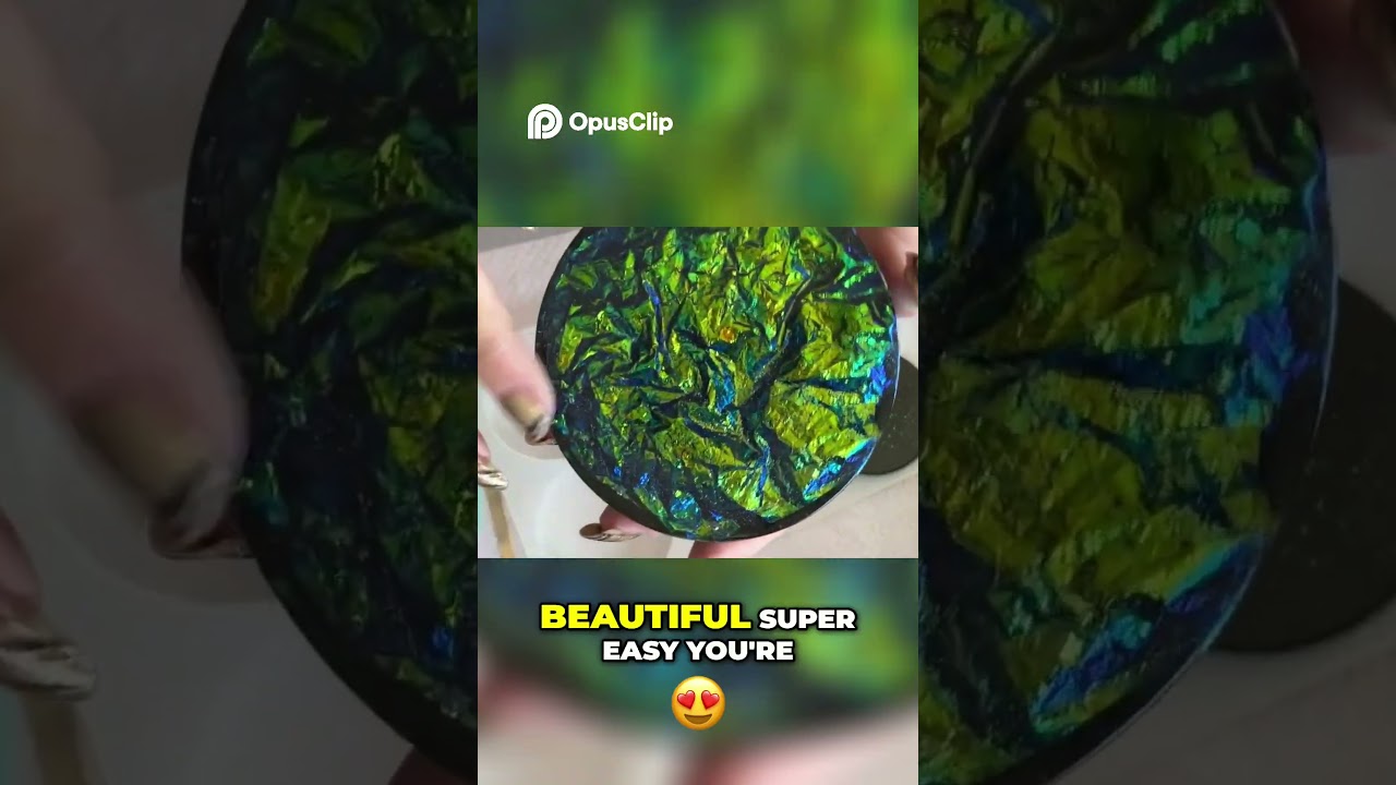 DIY Velvet Coasters  Chameleon Effect Tutorial!