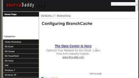 BranchCache