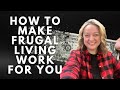 How to make frugal living work for you