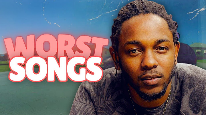 Kendrick's WORST Songs from EVERY Album