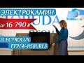 Распаковка и обзор настенного электрокамина Electrolux EFP/W-1150URLS