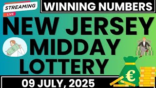 New Jersey Midday Lottery Results Today For 09 July 2025 - NJ Pick 3 - Pick 4 Draw Winning Numbers
