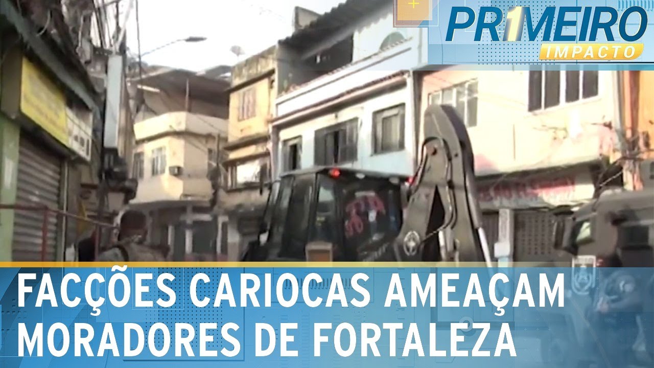 Facções cariocas ameaçam moradores do Pirambu, em Fortaleza | Primeiro Impacto (21/02/24)