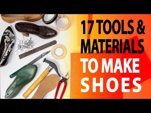 🔴17 Shoemaking Tools & Materials you need [Watch it before you buy]