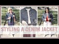 How to Style a Denim Jacket for Women Over 40 | How Mature Women Wear a Jean Jacket