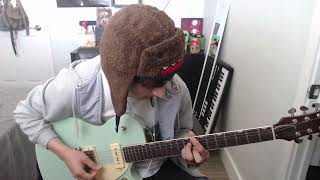 Playing seigfried by frank ocean on guitar cuz i wanna