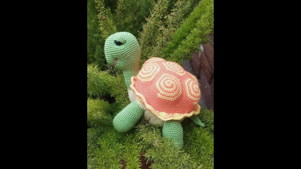 ¡¡ HERMOSA TORTUGA GIGANTE !! (Amigurumi Parte 3)