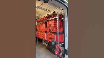 packout unistrut shelving #diy #plumbing #plumber #packout #vanshelf #vanshelves #packoutmount