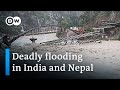 At least 180 killed in India and Nepal flooding | DW News