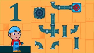 Water Pipes - Gameplay Walkthrough All Levels - Part 1 screenshot 5