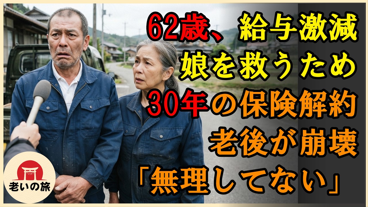 雨の夜、団地の郵便受けに分厚い封筒が一通入っていました。差出人は大阪市役所。開けてみると、2年前の住民税の算定に誤りがあったとして、25万円の追徴納付を求められていました。契約社員としての月給、ほぼ3か月分の金額です。その夜、私は冷え切った半額弁当を膝に、畳の上に落ちた汁を眺めながら、これまで積み上げてきた全てが崩れていく音を聞いていました。そして数日後、今度は東京の娘から電話がかかってきま...