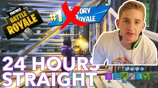 I Played Fortnite for 24 Hours STRAIGHT | Getting Good Overnight