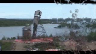 Gunnar Mine Headframe Blast