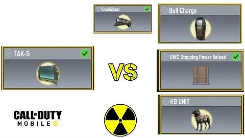 New TAK-5 vs Nuke, K9 Unit, Bull Charge, Annihilator & Sniper in COD Mobile | Call of Duty Mobile