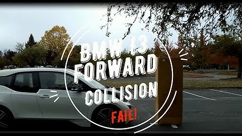 BMW i3 Forward Collision Warning Fail