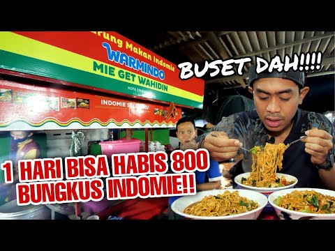 MAKAN INDOMIE PALING TERKENAL DI CIREBON, SEHARI BISA HABIS 800 BUNGKUS!?