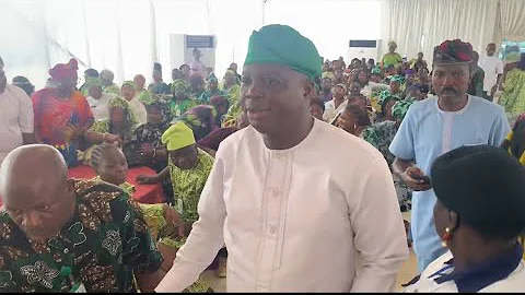 See the moment TAMPAN President Bolaji Amusan aka Mr Latin arrived TAMPAN National Conference