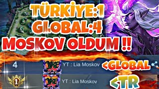 TÜRKİYE 1 VE DÜNYA 4 MOSKOV OLDUM!! DÜNYA 1 E SON 3 KİŞİ!! / MOBİLE LEGENDS